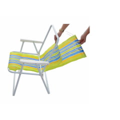Refil Pano Para Cadeira de Praia Alta Com 03 Unidades