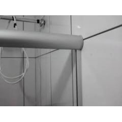 Box para banheiro de canto - Vidro Incolor Com kit Fosco